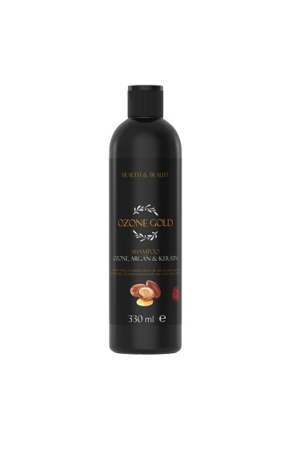 Shampoo Transparent_nova_11 OZONE GOLD – SHAMPOO OZON, ARGAN, KERATIN OZONIZOVANI ŠAMPON SA ARGANOM I KERATINOM (330 ML)